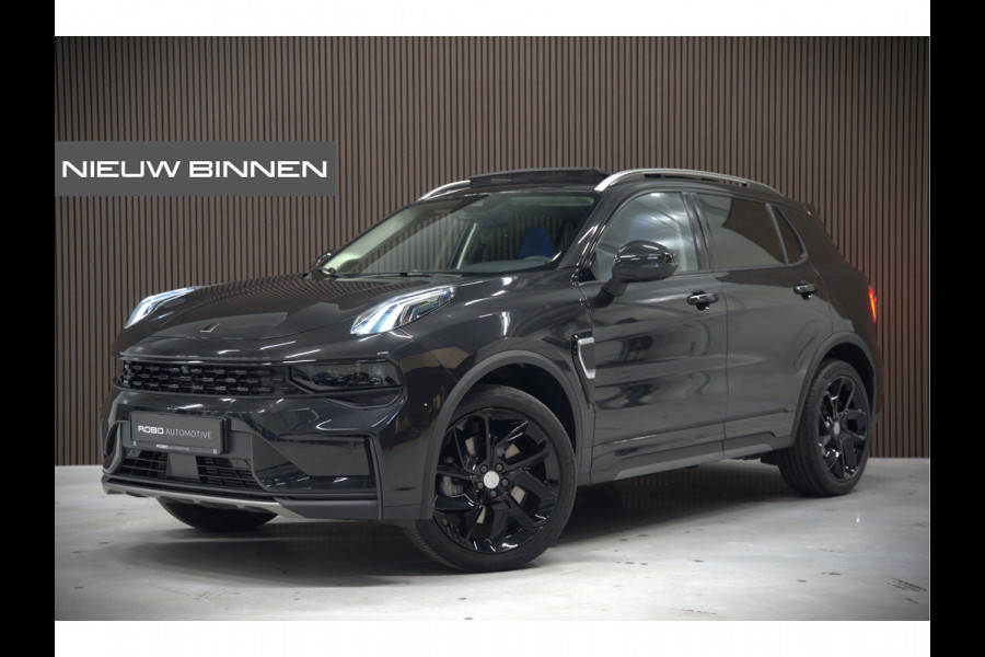 Lynk & Co 01 1.5 Black Edition | Panoramadak | Stoelverwarming | Keyless | Apple Carplay | Memory Seat | Adaptive Cruise Control | Infinity | Navigatie | 360 Camera | Parkeersensoren | Ambiance Verlichting | SOH 94.88%