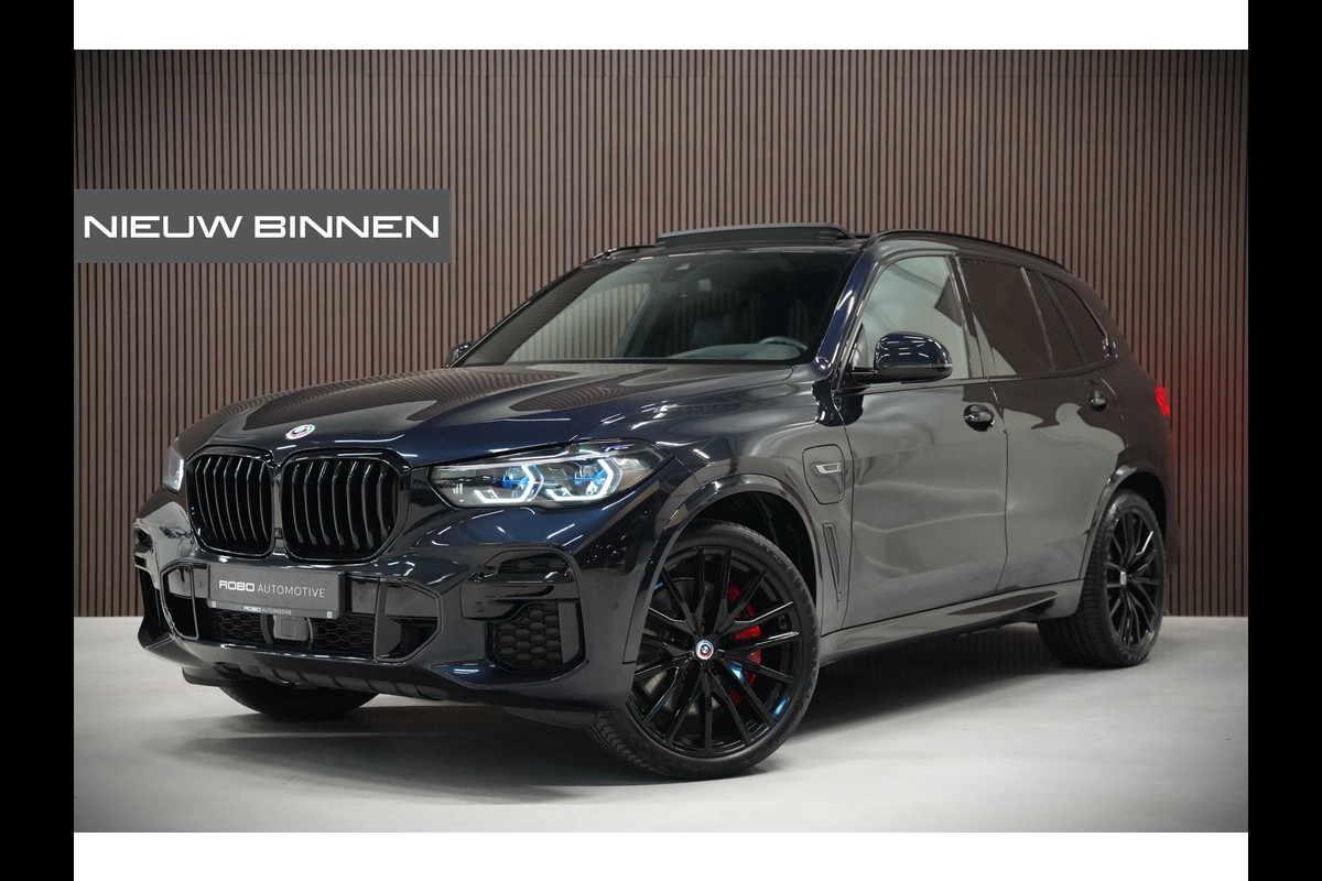BMW X5 xDrive45e High Executive M Sport | Panoramadak | Head-Up Display | Harman Kardon | Camera | Stoelverwarming | Softclose | Memory Seat | Luchtvering | Laser | Adaptive Cruise Control | Trekhaak | Achterbank Verwarmd | App