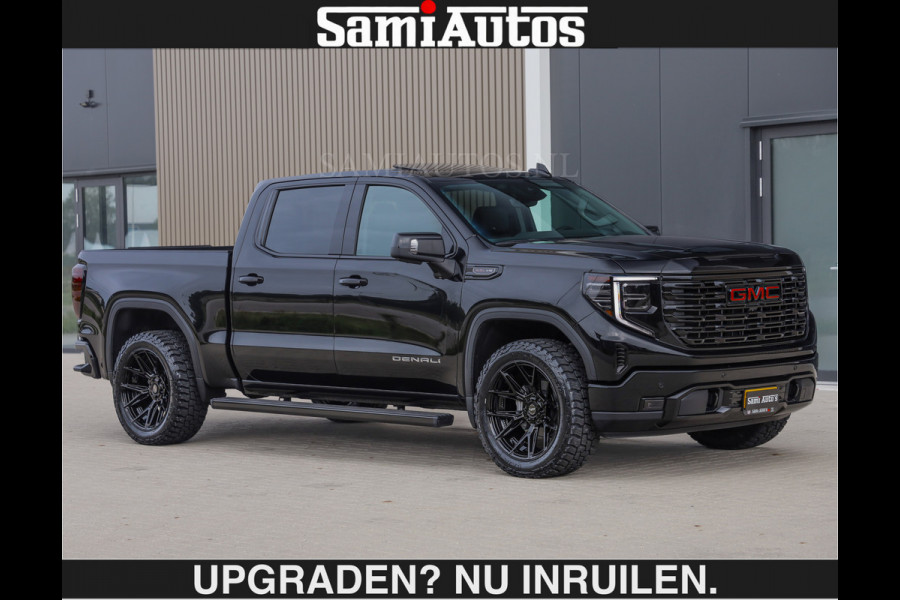 GMC Sierra BLACK OPS | DENALI 6.2 V8 426PK Full Option | €84950,- excl | De Meest Luxe Pick-Up in zijn Klasse | Comfortabele Dubbele Cabine met Royale 5 Zitplaatsen | BPM vrij | Nu Leverbaar uit Voorraad | Voorraad Nr 1924 | De specialist in Amerikaanse pick‑ups in Nederland en Europa.