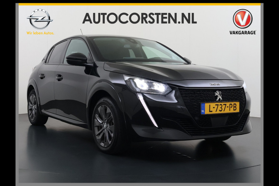 Peugeot e-208 EV Allure Pack 50kWh Stoelverwarming 3D-Navi 360°Camera Ecc Bluetooth Apple Carplay Android Auto Regen-Lichtsensor Cruise Control Led Privacy Glas Isofix Origineel Nederlandse Auto