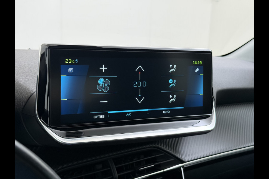 Peugeot e-208 EV Allure Pack 50kWh Stoelverwarming 3D-Navi 360°Camera Ecc Bluetooth Apple Carplay Android Auto Regen-Lichtsensor Cruise Control Led Privacy Glas Isofix Origineel Nederlandse Auto