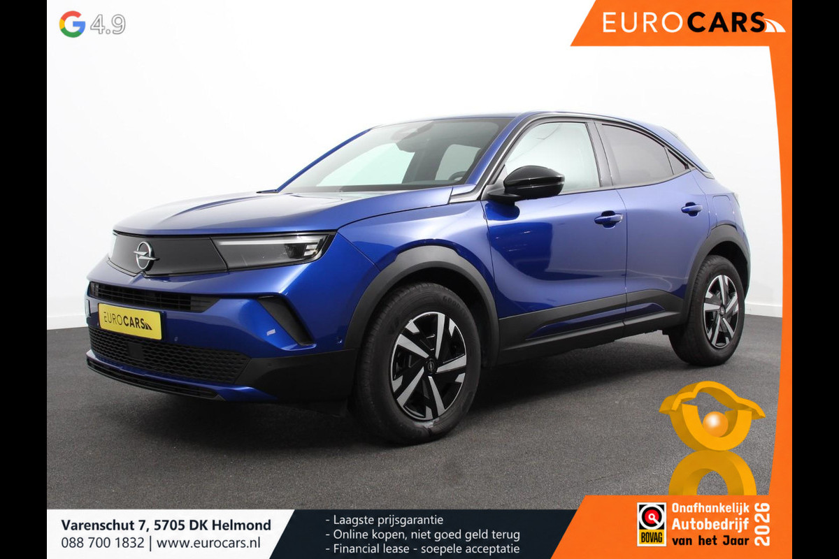 Opel Mokka 1.2 Turbo Hybrid Edition Navigatie Apple Carplay/Android Auto Camera Parkeersensoren Adaptieve Cruise Control Stoel- en stuurverwarming Dodehoek assistent Climate Control Virtual Cockpit Full led Lichtmetalen velgen