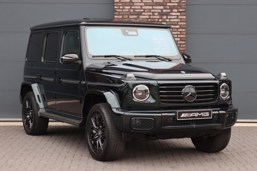 Mercedes-Benz G-Klasse 580 AMG Line 116 kWh | Schuifdak | Techniekpakket | Distronic | Burmester | Nappa Leder | Verwarmd Stuurwiel | Surround Camera | Augmented Reality | Keyless Go |