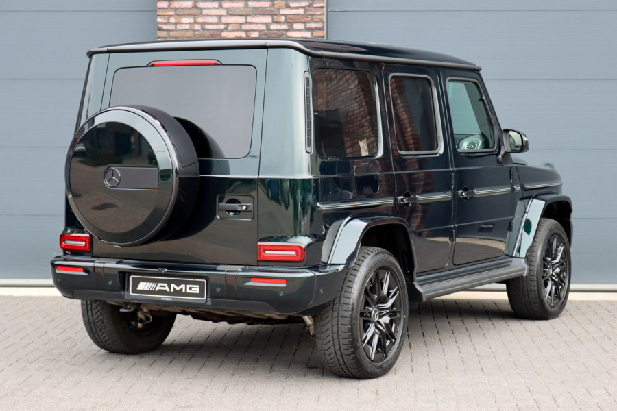 Mercedes-Benz G-Klasse 580 AMG Line 116 kWh | Schuifdak | Techniekpakket | Distronic | Burmester | Nappa Leder | Verwarmd Stuurwiel | Surround Camera | Augmented Reality | Keyless Go |
