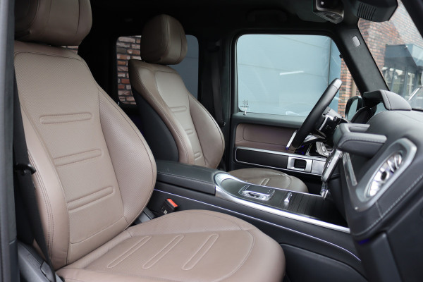Mercedes-Benz G-Klasse 580 AMG Line 116 kWh | Schuifdak | Techniekpakket | Distronic | Burmester | Nappa Leder | Verwarmd Stuurwiel | Surround Camera | Augmented Reality | Keyless Go |