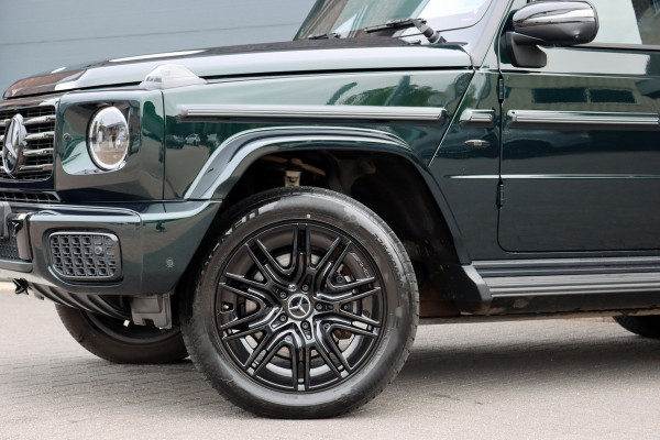 Mercedes-Benz G-Klasse 580 AMG Line 116 kWh | Schuifdak | Techniekpakket | Distronic | Burmester | Nappa Leder | Verwarmd Stuurwiel | Surround Camera | Augmented Reality | Keyless Go |
