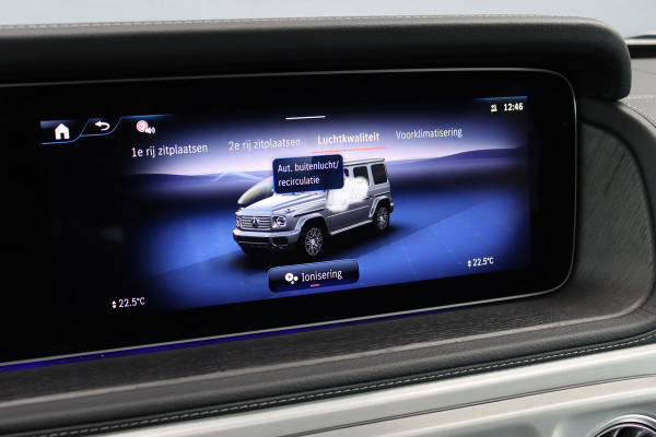 Mercedes-Benz G-Klasse 580 AMG Line 116 kWh | Schuifdak | Techniekpakket | Distronic | Burmester | Nappa Leder | Verwarmd Stuurwiel | Surround Camera | Augmented Reality | Keyless Go |