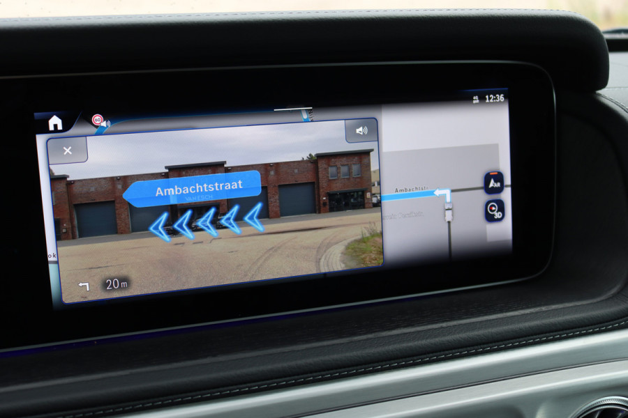 Mercedes-Benz G-Klasse 580 AMG Line 116 kWh | Schuifdak | Techniekpakket | Distronic | Burmester | Nappa Leder | Verwarmd Stuurwiel | Surround Camera | Augmented Reality | Keyless Go |