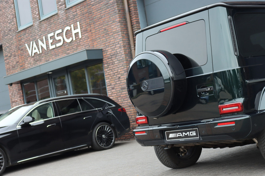 Mercedes-Benz G-Klasse 580 AMG Line 116 kWh | Schuifdak | Techniekpakket | Distronic | Burmester | Nappa Leder | Verwarmd Stuurwiel | Surround Camera | Augmented Reality | Keyless Go |