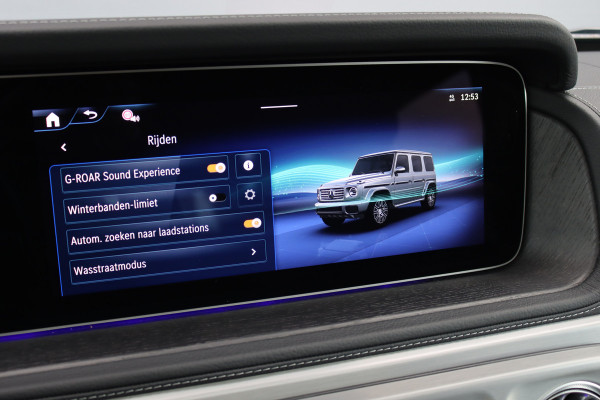 Mercedes-Benz G-Klasse 580 AMG Line 116 kWh | Schuifdak | Techniekpakket | Distronic | Burmester | Nappa Leder | Verwarmd Stuurwiel | Surround Camera | Augmented Reality | Keyless Go |