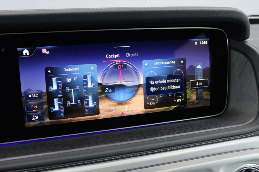 Mercedes-Benz G-Klasse 580 AMG Line 116 kWh | Schuifdak | Techniekpakket | Distronic | Burmester | Nappa Leder | Verwarmd Stuurwiel | Surround Camera | Augmented Reality | Keyless Go |