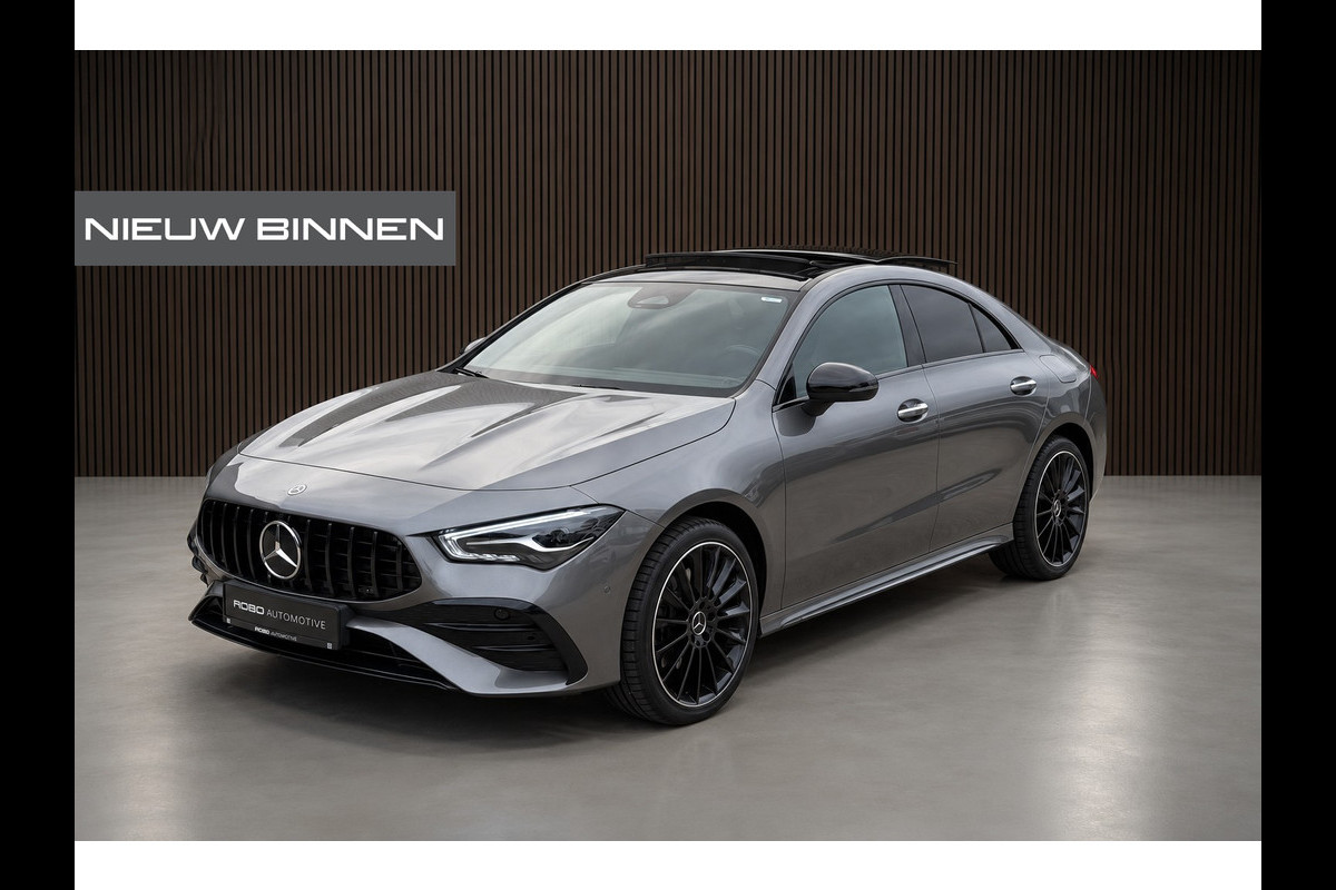 Mercedes-Benz CLA-Klasse 250 e Star Edition AMG | Panoramadak | Stoelverwarming | Camera | Cruise Control | Keyless | Apple Carplay | Ambiance Verlichting | Navigatie | Grootlichtassistent | LED | SOH 93,86%