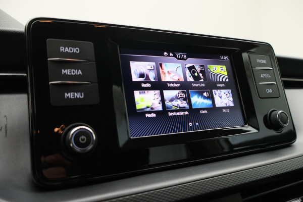 Škoda SCALA 1.0 TSI Ambition Eerste Eigenaar, Airco, Rijstrooksensor, Cruise, Apple Carplay, DAB, PDC, 16''