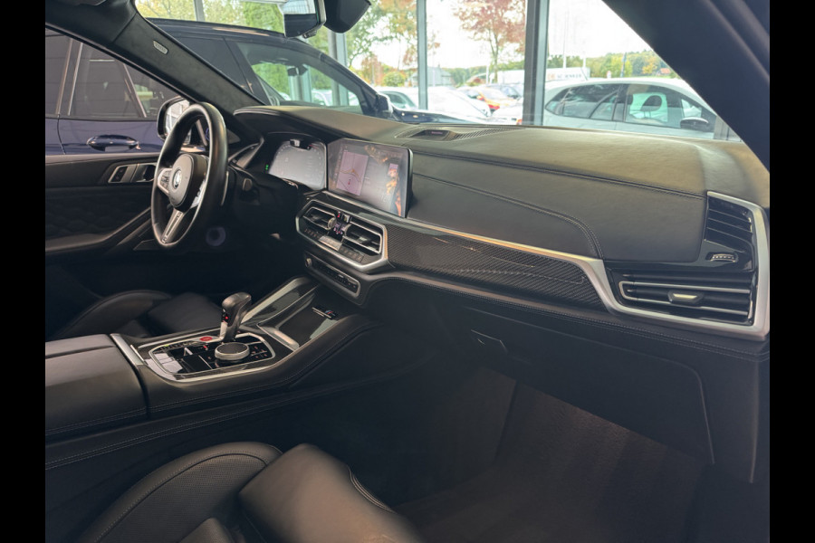 BMW X6 M Competition / Trekhaak / Panoramadak / 360Camera / Head-up / Rear Entertainment / Bowers & Wilkens / 22'' / Softclose / Intr.voorverwarming / Carbon intr. / Stoelventilatie / Stuur+Stoelverwarming / DAB
