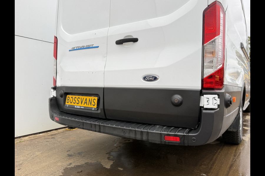 Ford E-Transit 68kWh 184PK L4H3 317km WLTP BEV Snelladen Carplay Climate control 360° Camera Parkeersensoren v+a Stoelverwarming