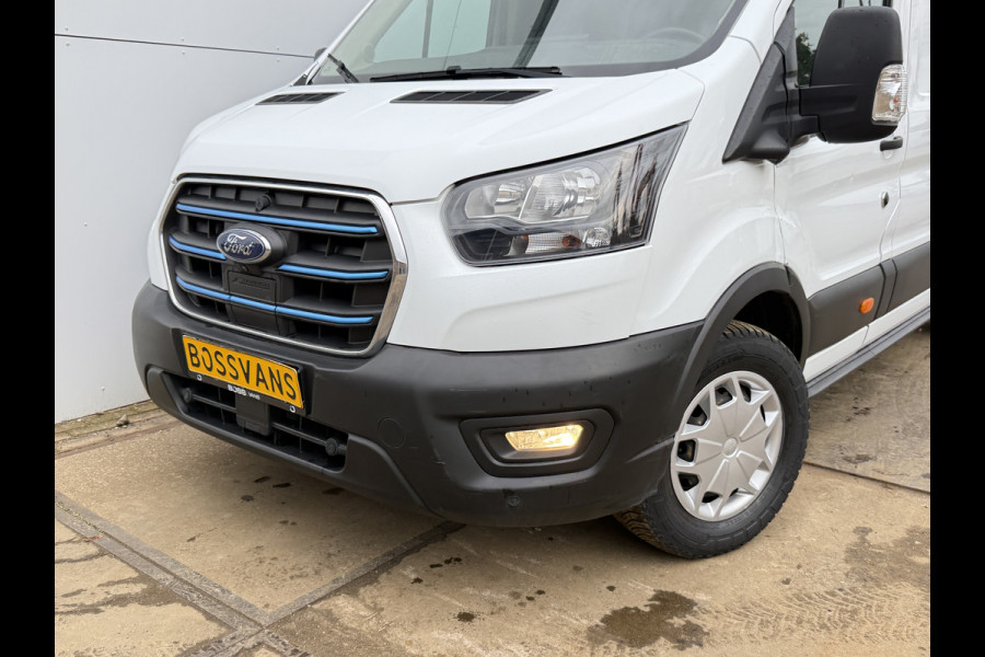 Ford E-Transit 68kWh 184PK L4H3 317km WLTP BEV Snelladen Carplay Climate control 360° Camera Parkeersensoren v+a Stoelverwarming