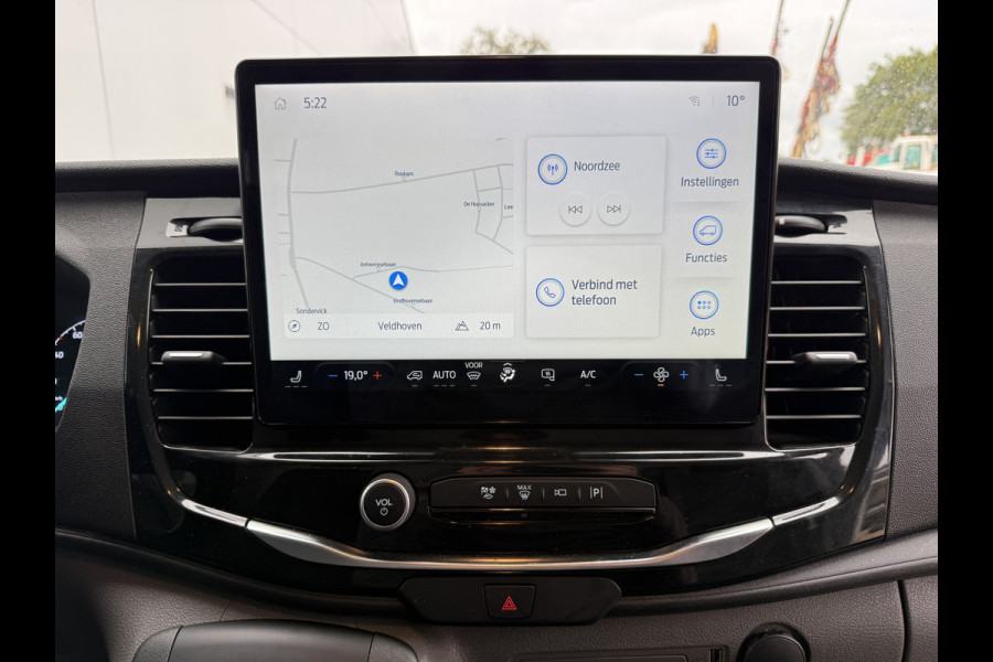 Ford E-Transit 68kWh 184PK L4H3 317km WLTP BEV Snelladen Carplay Climate control 360° Camera Parkeersensoren v+a Stoelverwarming