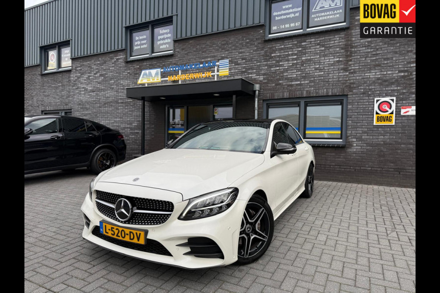 Mercedes-Benz C-Klasse 180 Business Solution AMG | 2E EIGENAAR | 3/6/12MND GARANTIE | PANO | LED | CRUISE | 360 CAMERA | STOELVERWM.| DODE HOEK |DEALER ONDERHOUDEN |