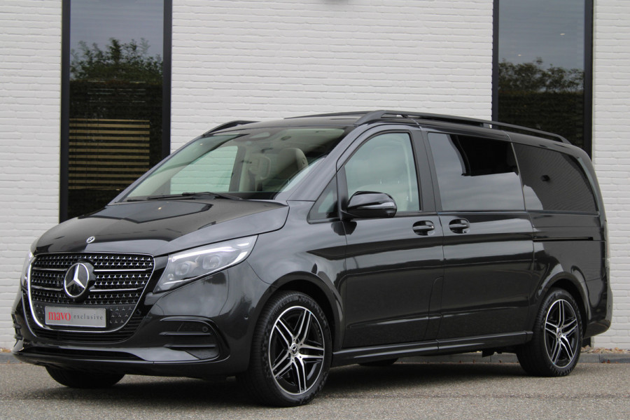 Mercedes-Benz V-Klasse 300d / AMG / 4-Matic / Luchtv / Panorama / Elec Stoel / 7-pers / Burmester / Vol Opties / NIEUWSTAAT