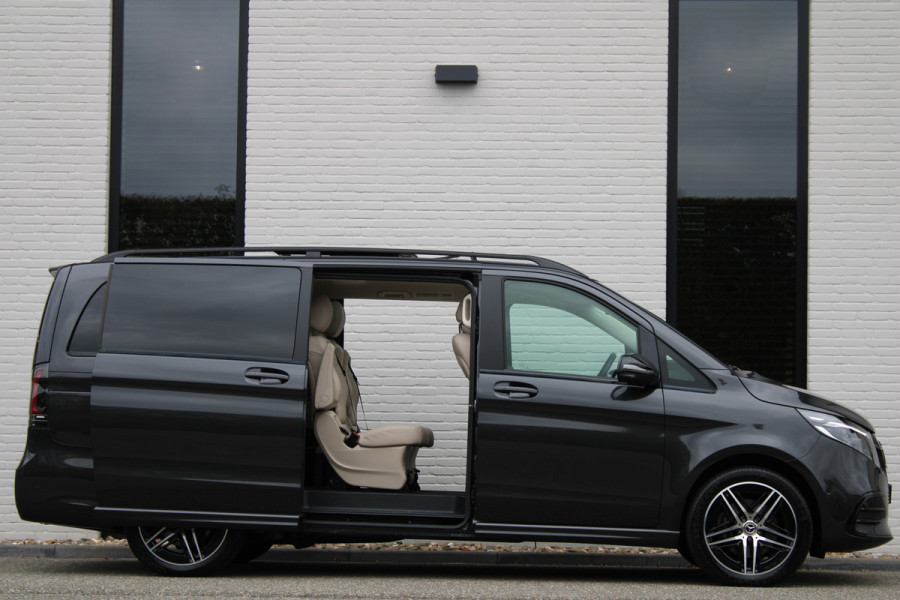 Mercedes-Benz V-Klasse 300d / AMG / 4-Matic / Luchtv / Panorama / Elec Stoel / 7-pers / Burmester / Vol Opties / NIEUWSTAAT