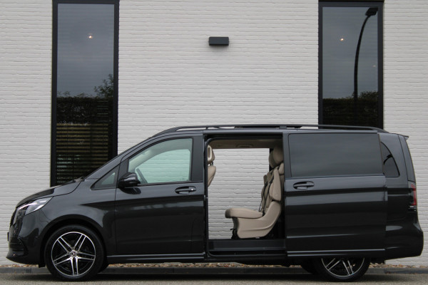 Mercedes-Benz V-Klasse 300d / AMG / 4-Matic / Luchtv / Panorama / Elec Stoel / 7-pers / Burmester / Vol Opties / NIEUWSTAAT