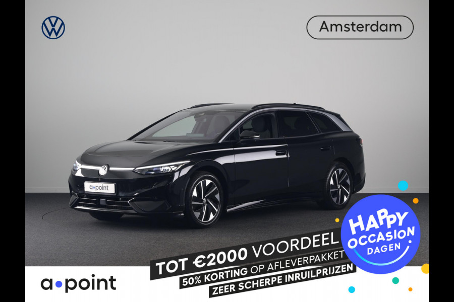 Volkswagen ID.7 Tourer Pro 77 kWh SOH 100% |286 pk | Navigatie | Warmtepomp | Trekhaak (wegklapbaar) | Parkeersensoren (Park assist) | Rondomzicht camera | Stoelverwarming | Matrix LED koplampen |