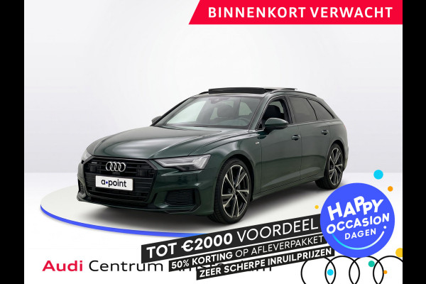 Audi A6 Avant 50 TFSI e quattro S edition 299 pk S-Tronic | Navigatie | Panoramadak | Trekhaak (wegklapbaar) | Park assist | 360° camera | Stoelverwaming v/a | Bang & Olufsen | Privacy glas | HUD | S-Line |