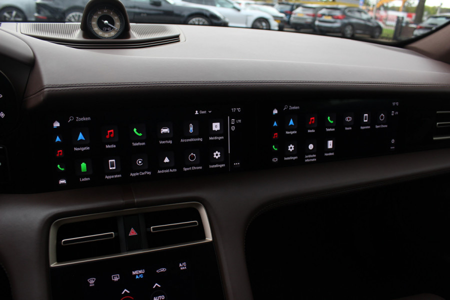 Porsche Taycan 4S Performance 84 kWh / SOH 90,9% / Panoramadak / 360Camera / Head-up / Achterasbesturing / Passenger Display / Luchtvering / 20'' / Keyless / Sportdesign+Chrono / Ventilatie+Massage / Bose / Dodehoek / DAB / Crui