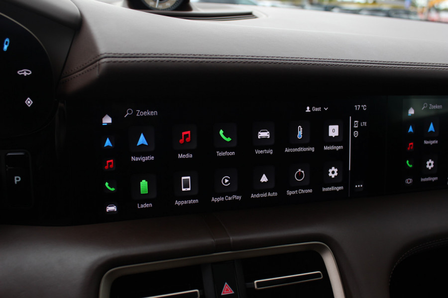 Porsche Taycan 4S Performance 84 kWh / SOH 90,9% / Panoramadak / 360Camera / Head-up / Achterasbesturing / Passenger Display / Luchtvering / 20'' / Keyless / Sportdesign+Chrono / Ventilatie+Massage / Bose / Dodehoek / DAB / Crui