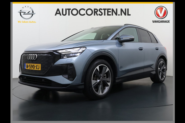 Audi Q4 e-tron SOH 92% 300PK Quattro Launch Edition Advanced Plus 82kWh Warmtepomp Adap.Cruise Trekhaak Head-Up Camera Elek.Stoelen+Memory +Ver Keyless advanced Apple Carplay/Android Auto Bluetooth Privacy Glas Lmv Matrix-Led Isofix 1.200KG Trekgewicht Origineel Nederlandse Auto