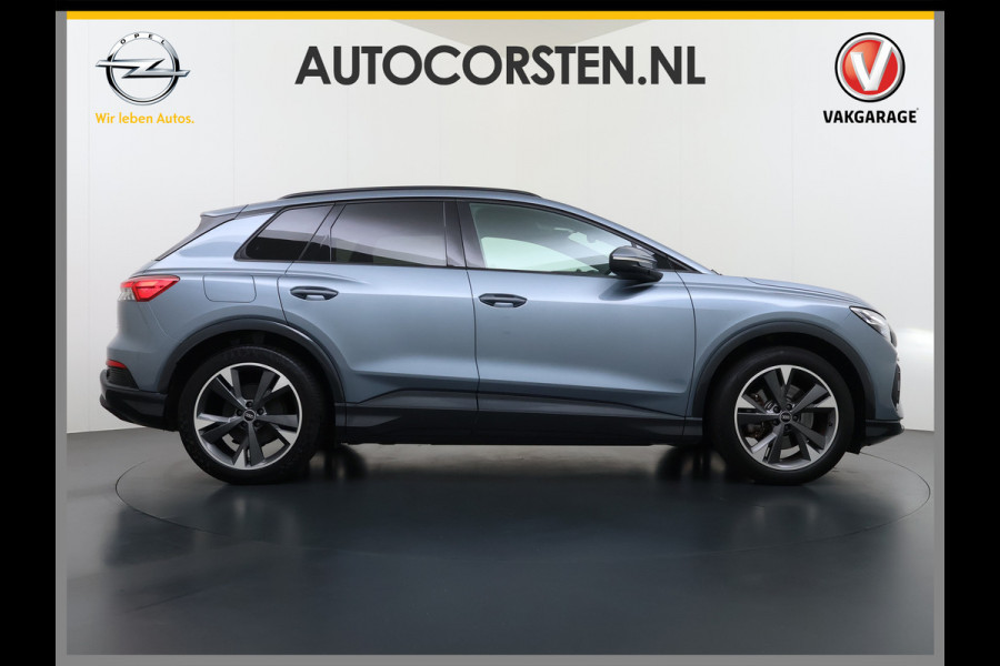 Audi Q4 e-tron SOH 92% 300PK Quattro Launch Edition Advanced Plus 82kWh Warmtepomp Adap.Cruise Trekhaak Head-Up Camera Elek.Stoelen+Memory +Ver Keyless advanced Apple Carplay/Android Auto Bluetooth Privacy Glas Lmv Matrix-Led Isofix 1.200KG Trekgewicht Origineel Nederlandse Auto