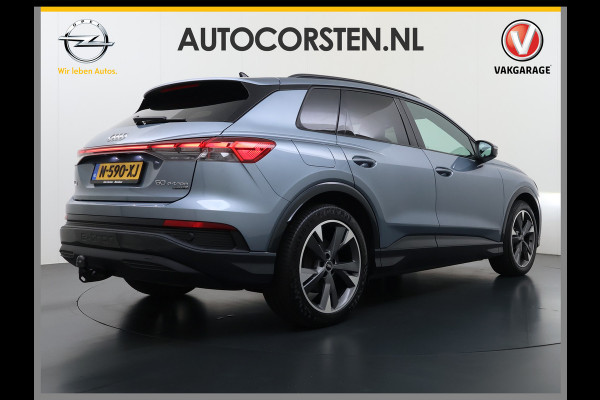 Audi Q4 e-tron SOH 92% 300PK Quattro Launch Edition Advanced Plus 82kWh Warmtepomp Adap.Cruise Trekhaak Head-Up Camera Elek.Stoelen+Memory +Ver Keyless advanced Apple Carplay/Android Auto Bluetooth Privacy Glas Lmv Matrix-Led Isofix 1.200KG Trekgewicht Origineel Nederlandse Auto