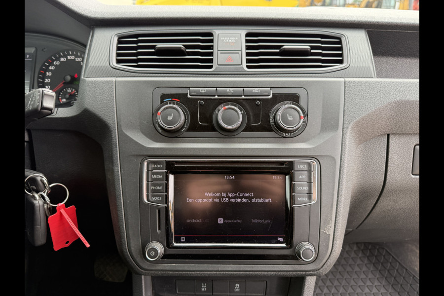 Volkswagen E-Caddy 37kWh 113PK L2H1 Elektrisch Caddy ABT Maxi 37,3kWh 159km WLTP Trekhaak Lichmetalen Velgen Airco Stoelverwarming Apple Carplay Pa