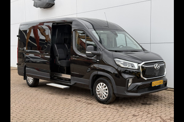 Maxus eDeliver 9 77kWh 204PK Nieuw model! Dubbele Cabine 7 Stoelen 300km WLTP L3H2 Adaptieve Cruise LED Snelladen Stoel+Stuur Verwarming Carplay