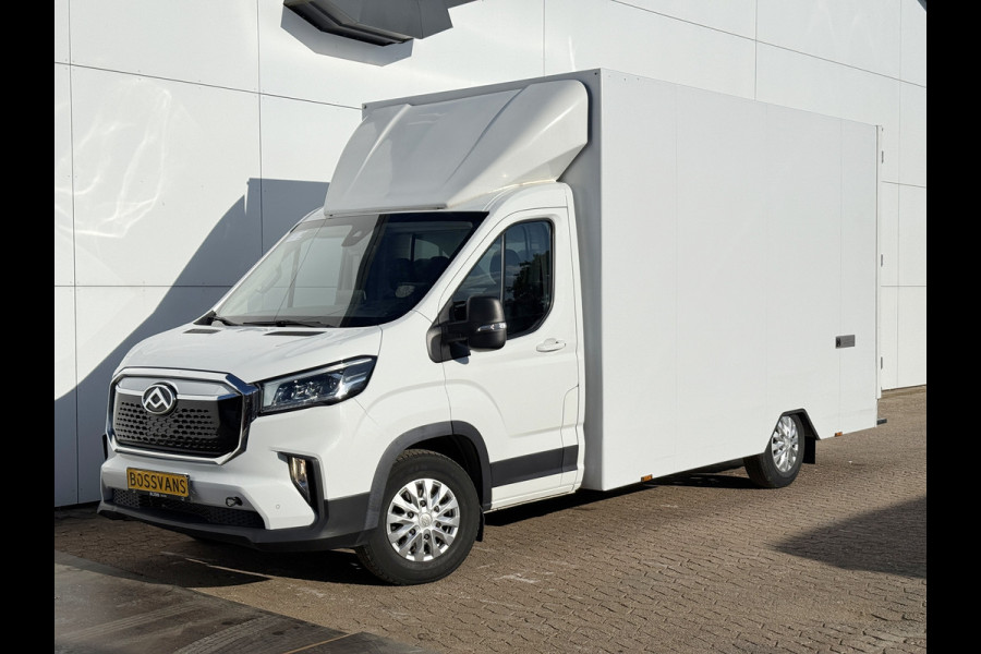 Maxus eDeliver 9 Plancher 65kWh Elektrisch 172km WLTP Bakwagen Lowliner LED Airco Adaptieve Cruise Camera Carplay Parkeersensoren Foodtruck Meube