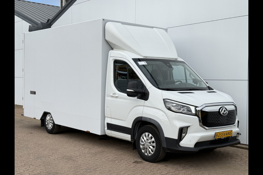 Maxus eDeliver 9 Plancher 65kWh Elektrisch 172km WLTP Bakwagen Lowliner LED Airco Adaptieve Cruise Camera Carplay Parkeersensoren Foodtruck Meube