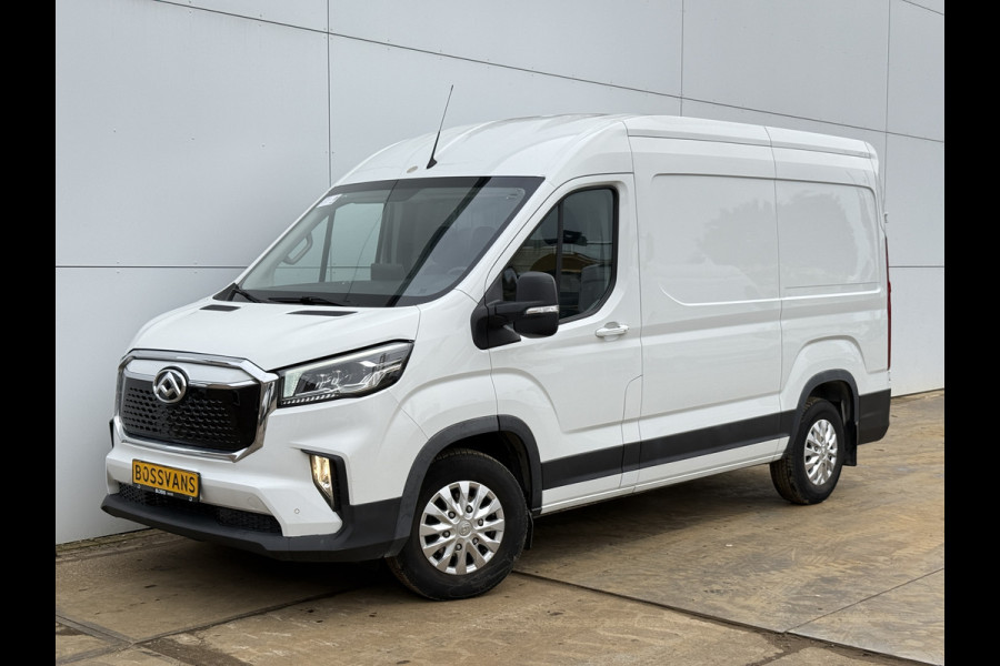 Maxus eDeliver 9 72kWh 204PK L2H2 280km Stad WLTP Snelladen LED Carplay Cruise control Camera Airco Parkeersensoren v+a
