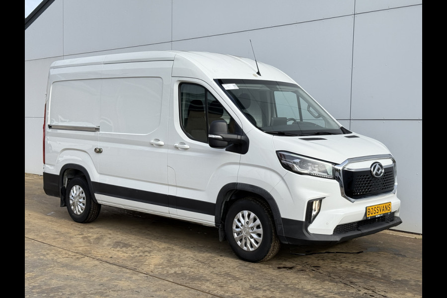 Maxus eDeliver 9 72kWh 204PK L2H2 280km Stad WLTP Snelladen LED Carplay Cruise control Camera Airco Parkeersensoren v+a