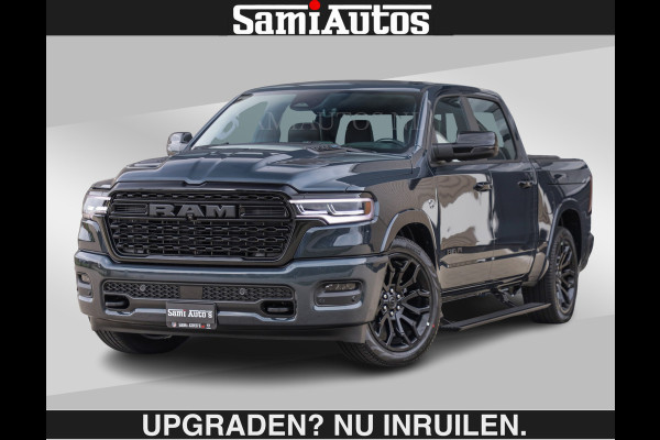 Dodge Ram LIMITED 5.7 V8 HEMI | € 79.950 excl excl | MAXIMAAL UITGERUST | NIEUWE KLEUR Forged Blue Metallic met Ebony Red interior seats | DUBBELE CABINE | 5 PERSOONS | DC | Allernieuwste Limited in nieuwe kleur Forged Blue  – volledig uitgerust met alle opties.