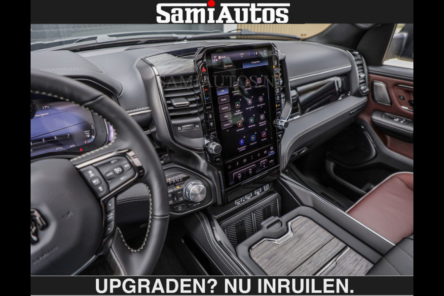 Dodge Ram LIMITED 5.7 V8 HEMI | € 79.950 excl excl | MAXIMAAL UITGERUST | NIEUWE KLEUR Forged Blue Metallic met Ebony Red interior seats | DUBBELE CABINE | 5 PERSOONS | DC | Allernieuwste Limited in nieuwe kleur Forged Blue  – volledig uitgerust met alle opties.