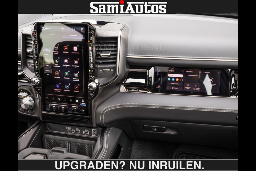 Dodge Ram LIMITED 5.7 V8 HEMI | € 79.950 excl excl | MAXIMAAL UITGERUST | NIEUWE KLEUR Forged Blue Metallic met Ebony Red interior seats | DUBBELE CABINE | 5 PERSOONS | DC | Allernieuwste Limited in nieuwe kleur Forged Blue  – volledig uitgerust met alle opties.