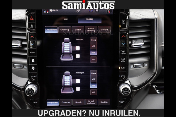 Dodge Ram LIMITED 5.7 V8 HEMI | € 79.950 excl excl | MAXIMAAL UITGERUST | NIEUWE KLEUR Forged Blue Metallic met Ebony Red interior seats | DUBBELE CABINE | 5 PERSOONS | DC | Allernieuwste Limited in nieuwe kleur Forged Blue  – volledig uitgerust met alle opties.