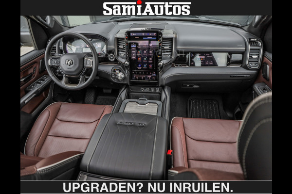 Dodge Ram LIMITED 5.7 V8 HEMI | € 79.950 excl excl | MAXIMAAL UITGERUST | NIEUWE KLEUR Forged Blue Metallic met Ebony Red interior seats | DUBBELE CABINE | 5 PERSOONS | DC | Allernieuwste Limited in nieuwe kleur Forged Blue  – volledig uitgerust met alle opties.