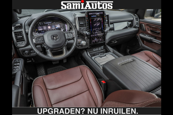 Dodge Ram LIMITED 5.7 V8 HEMI | € 79.950 excl excl | MAXIMAAL UITGERUST | NIEUWE KLEUR Forged Blue Metallic met Ebony Red interior seats | DUBBELE CABINE | 5 PERSOONS | DC | Allernieuwste Limited in nieuwe kleur Forged Blue  – volledig uitgerust met alle opties.