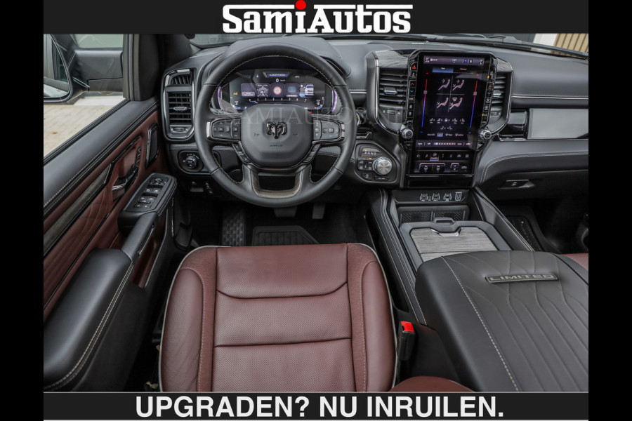 Dodge Ram LIMITED 5.7 V8 HEMI | € 79.950 excl excl | MAXIMAAL UITGERUST | NIEUWE KLEUR Forged Blue Metallic met Ebony Red interior seats | DUBBELE CABINE | 5 PERSOONS | DC | Allernieuwste Limited in nieuwe kleur Forged Blue  – volledig uitgerust met alle opties.