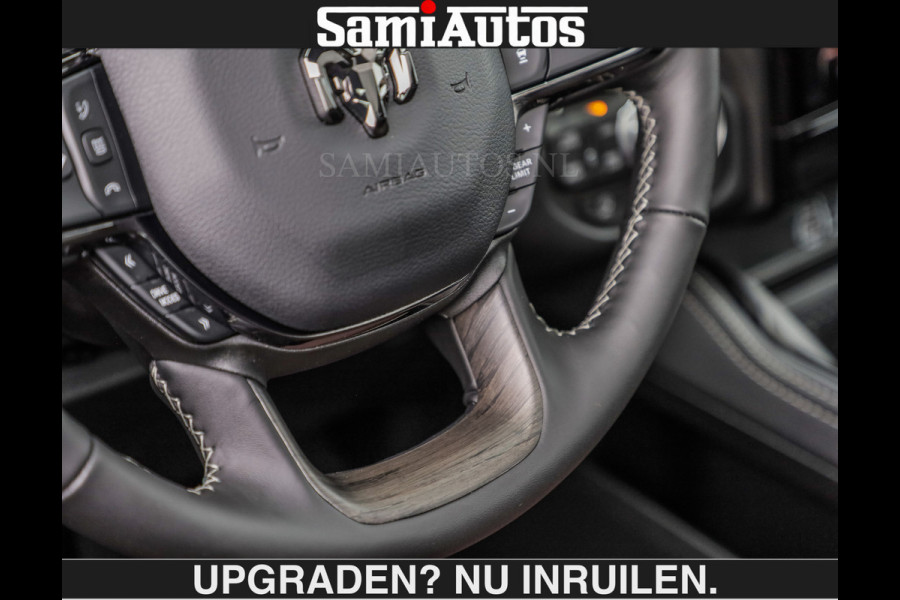 Dodge Ram LIMITED 5.7 V8 HEMI | € 79.950 excl excl | MAXIMAAL UITGERUST | NIEUWE KLEUR Forged Blue Metallic met Ebony Red interior seats | DUBBELE CABINE | 5 PERSOONS | DC | Allernieuwste Limited in nieuwe kleur Forged Blue  – volledig uitgerust met alle opties.
