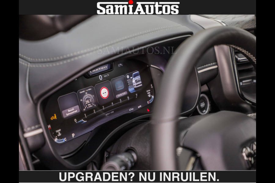 Dodge Ram LIMITED 5.7 V8 HEMI | € 79.950 excl excl | MAXIMAAL UITGERUST | NIEUWE KLEUR Forged Blue Metallic met Ebony Red interior seats | DUBBELE CABINE | 5 PERSOONS | DC | Allernieuwste Limited in nieuwe kleur Forged Blue  – volledig uitgerust met alle opties.