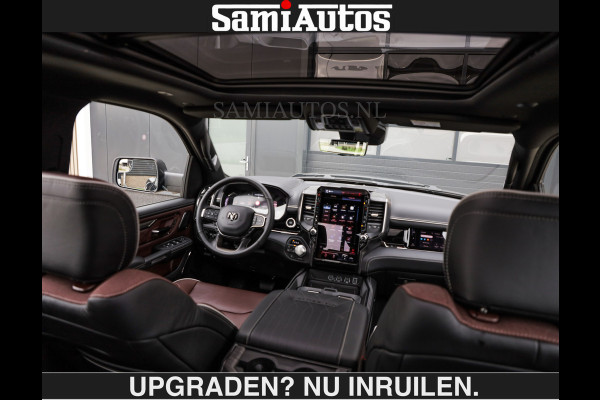 Dodge Ram LIMITED 5.7 V8 HEMI | € 79.950 excl excl | MAXIMAAL UITGERUST | NIEUWE KLEUR Forged Blue Metallic met Ebony Red interior seats | DUBBELE CABINE | 5 PERSOONS | DC | Allernieuwste Limited in nieuwe kleur Forged Blue  – volledig uitgerust met alle opties.