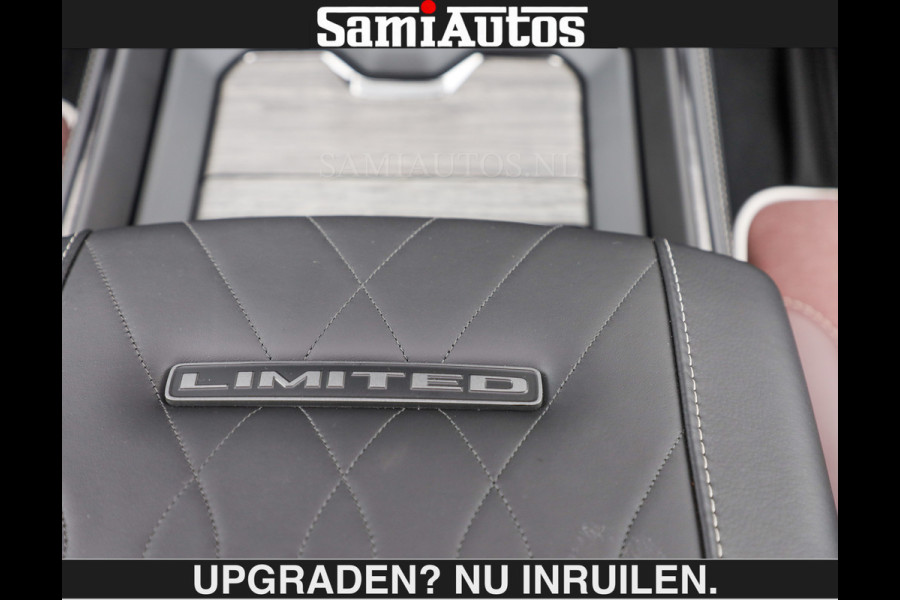 Dodge Ram LIMITED 5.7 V8 HEMI | € 79.950 excl excl | MAXIMAAL UITGERUST | NIEUWE KLEUR Forged Blue Metallic met Ebony Red interior seats | DUBBELE CABINE | 5 PERSOONS | DC | Allernieuwste Limited in nieuwe kleur Forged Blue  – volledig uitgerust met alle opties.