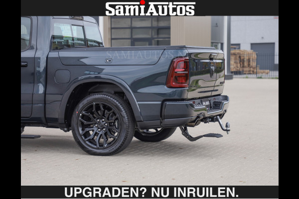 Dodge Ram LIMITED 5.7 V8 HEMI | € 79.950 excl excl | MAXIMAAL UITGERUST | NIEUWE KLEUR Forged Blue Metallic met Ebony Red interior seats | DUBBELE CABINE | 5 PERSOONS | DC | Allernieuwste Limited in nieuwe kleur Forged Blue  – volledig uitgerust met alle opties.